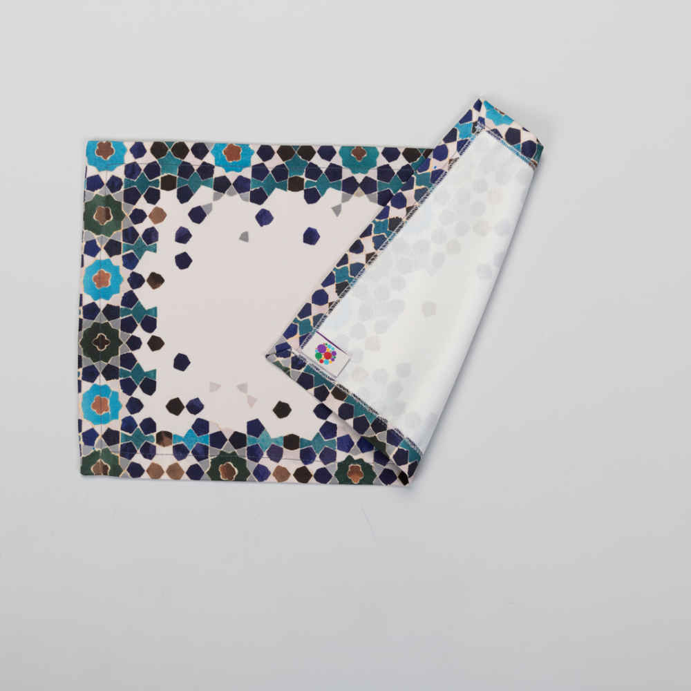 Set de 6 sets de table en tissu Sous l’assiette – Modèle Hana