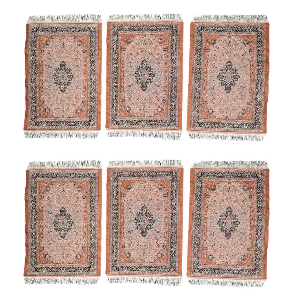 Set de 6 Sets de Table en Polyester Sous l'Assiette – Modèle Almas
