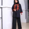 Modèle traditionnel de manteau et pantalon persan