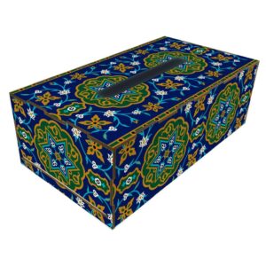 Couvercle de boîte à mouchoirs en bois rustique – Azadeh