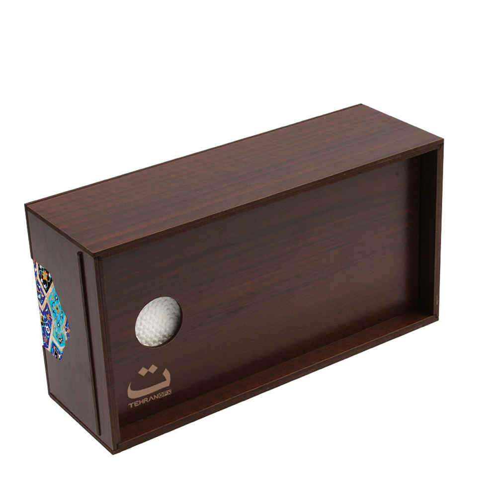 Couvercle de boîte à mou tissues en bois rustique – Chavosh