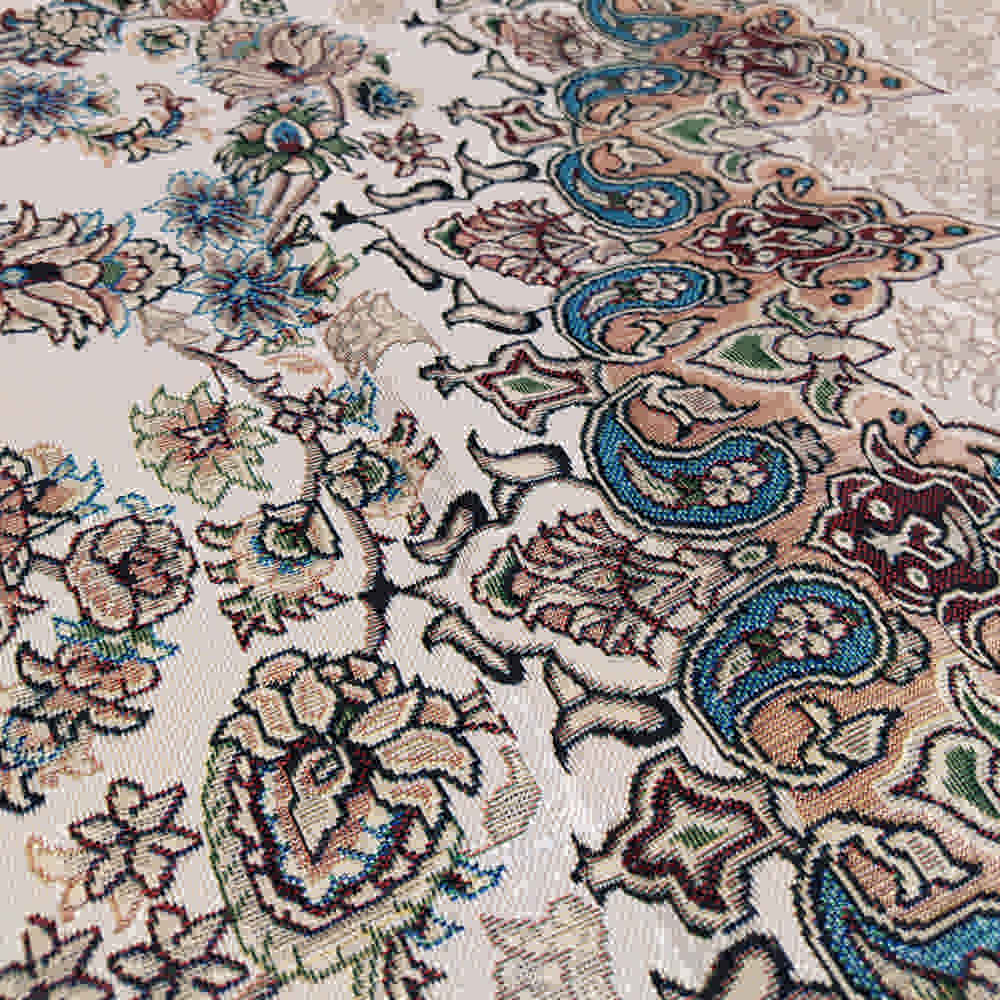 Grand tapis de sol intérieur de style bohème persan Raha