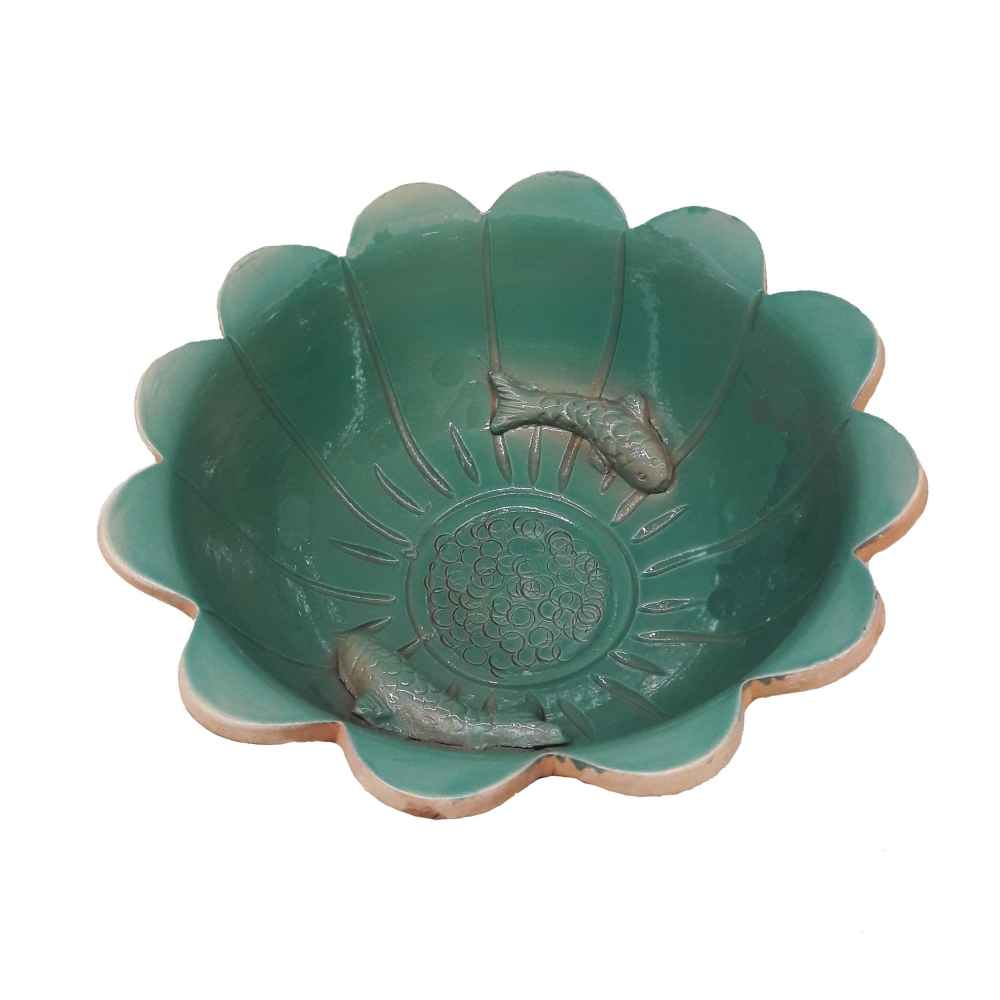 Bol décoratif en céramique Minakari persane fait main modèle Vania