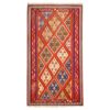 Tapis Kilim en laine persane tissé à la main en Fars Traditionnel Ana