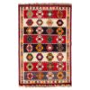 Tapis Kilim en laine persane tissé à la main à Fars Traditionnel Doman