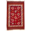 Tapis Kilim en laine persane tissé à la main en Fars Traditionnel Dorna