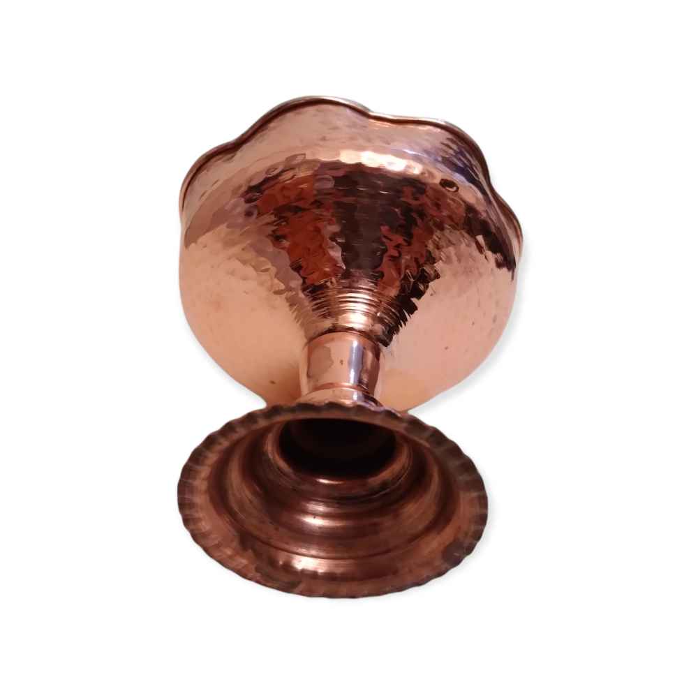 Bol de table en cuivre martelé traditionnellement – Hasti