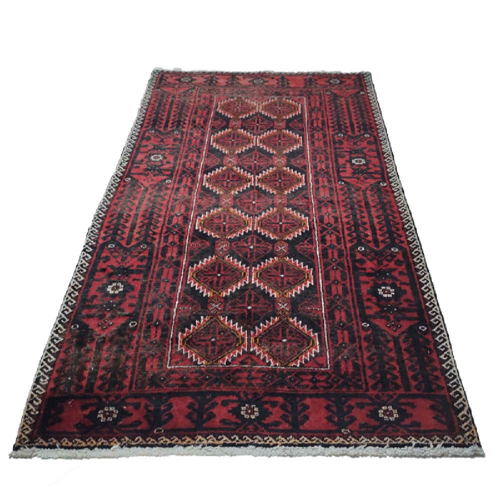 Tapis de prière persan authentique noué à la main et luxueux Sajada