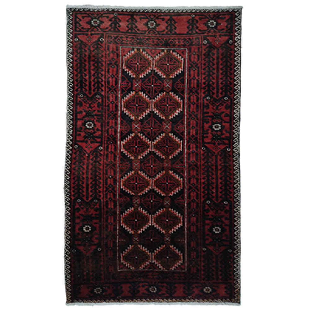 Tapis de prière persan authentique noué à la main et luxueux Sajada