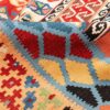 Tapis Kilim en laine persane tissé à la main à Naein Traditionnel Solmaz