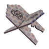 Support Rehal pliable en bois pour le Coran, orné du motif Al Coran Al Kareem