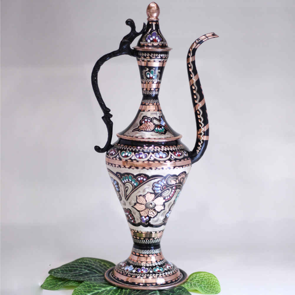 Flacon à eau de rose en cuivre persan – Modèle Hasti