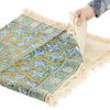 Nappe iranienne : Tapisserie traditionnelle de Kalamkari d'Isfahan Borna