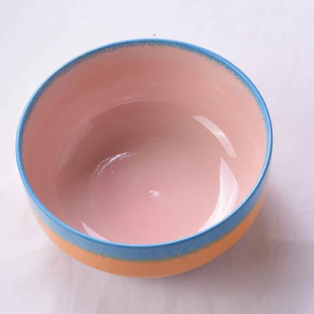 Bol décoratif en céramique fait main modèle Colorful