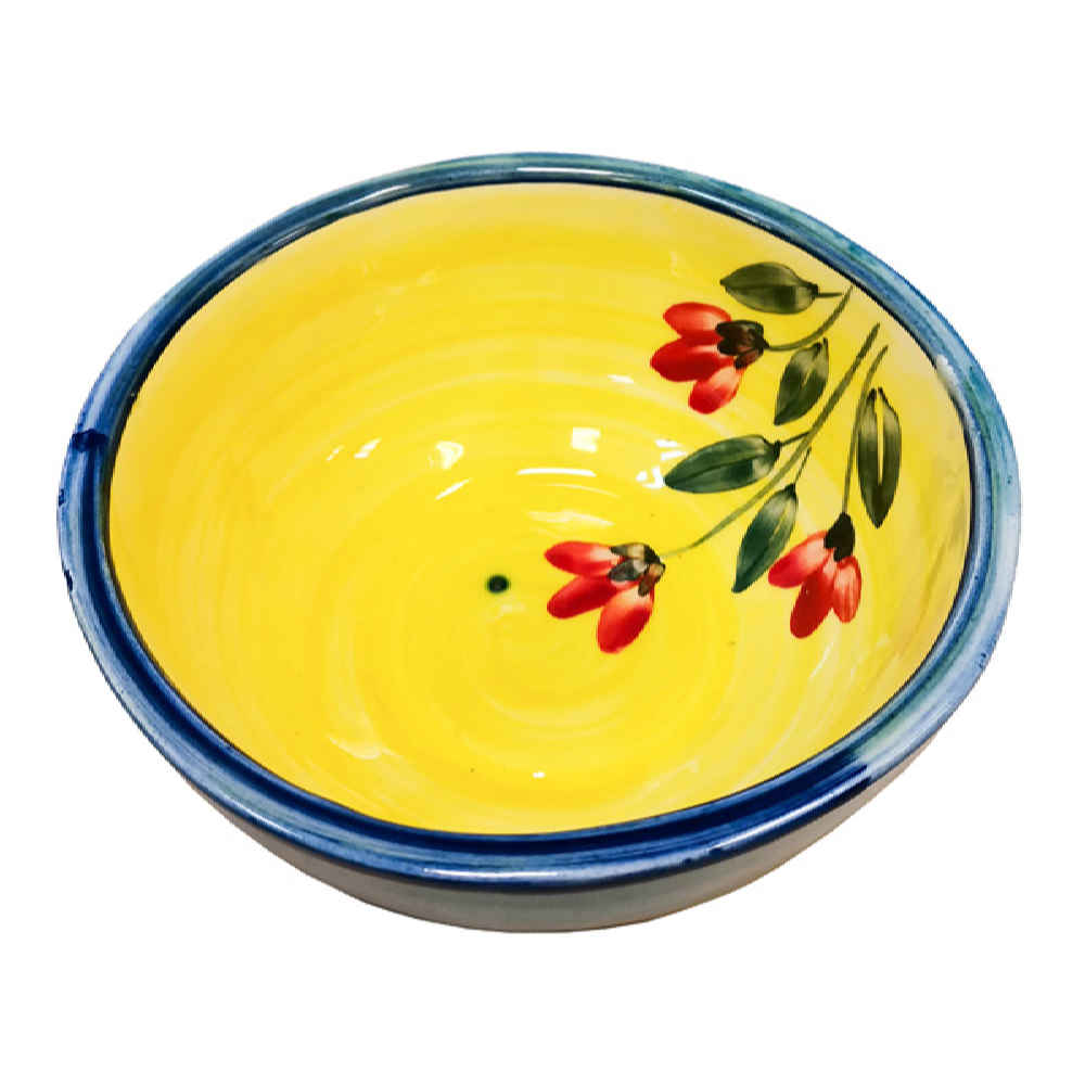 Bol décoratif en céramique fait main modèle Sanam