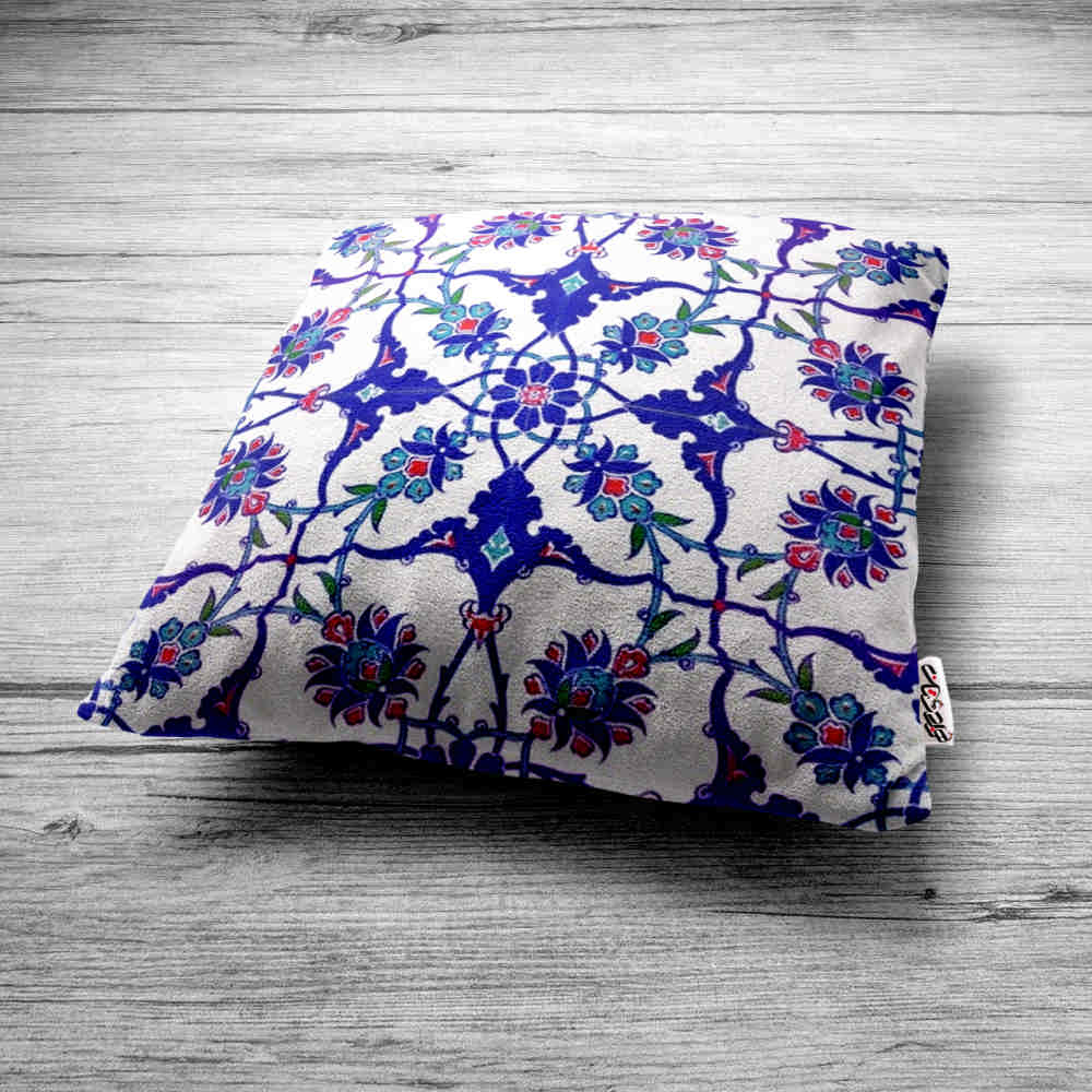 Housse de coussin en velours persan – Design Hezardastan (Set de 2)