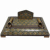 Porte-stylo en bois persan fait main pour bureau - Art Khatamkari Élégance, Khorshid