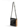 Sac bandoulière en cuir véritable fait main - Édition 3D