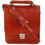 Sac Messenger en Cuir Luxueux – Modèle Arvin Fait Main