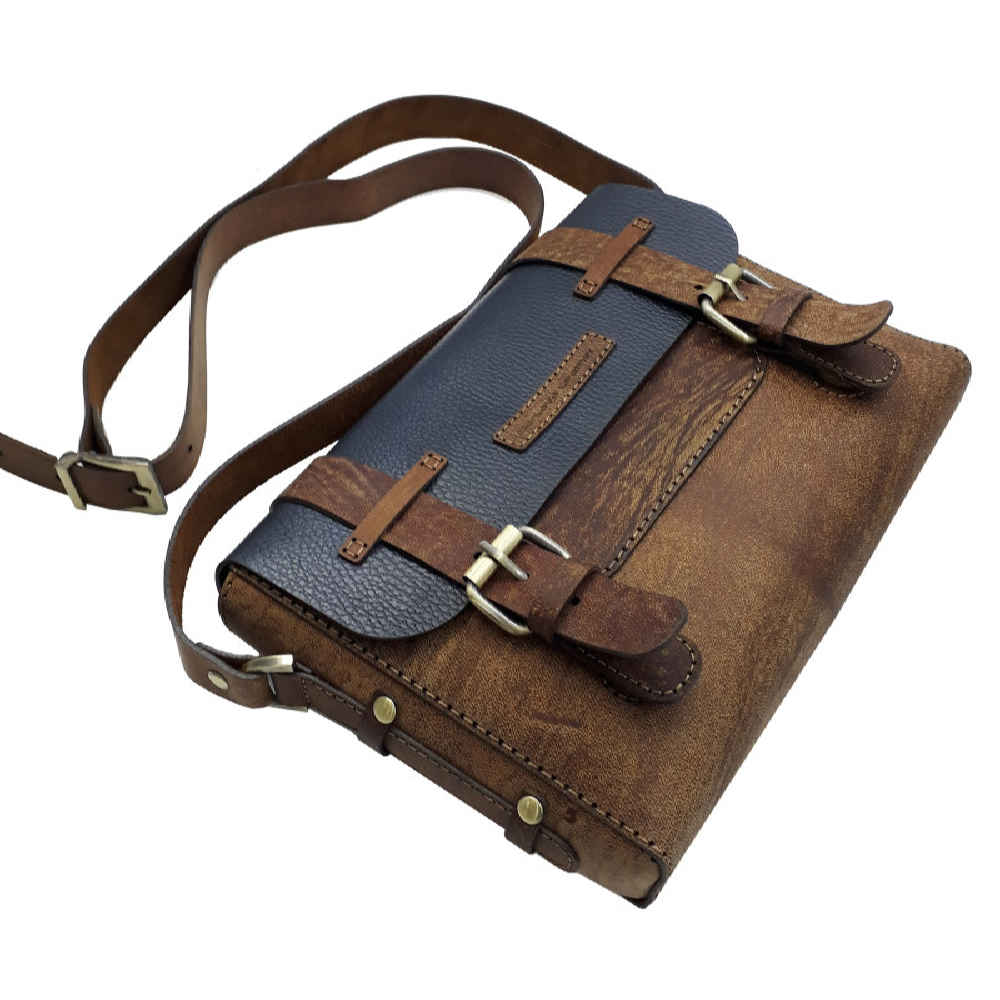 Sac Bandoulière en Cuir Luxueux Fait Main – Édition Asil