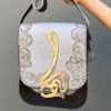Sac bandoulière en cuir véritable fait main - Design Persan Hich