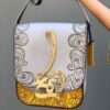 Sac bandoulière en cuir véritable fait main - Design Persan Hich