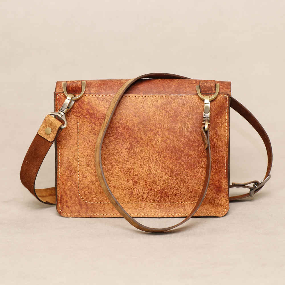 Sac Bandoulière en Cuir Luxueux Fait Main – Édition Hosna