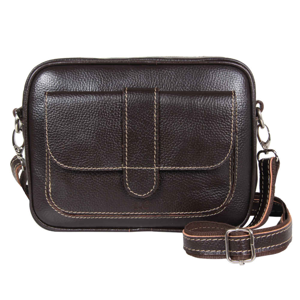 Sac Bandoulière en Cuir Luxueux Fait Main - Édition Khazan