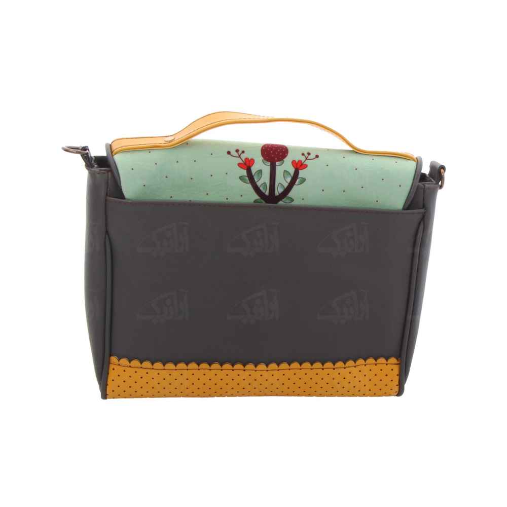 Sac Bandoulière en Cuir Persan – Laleh, Élégance Artisanale