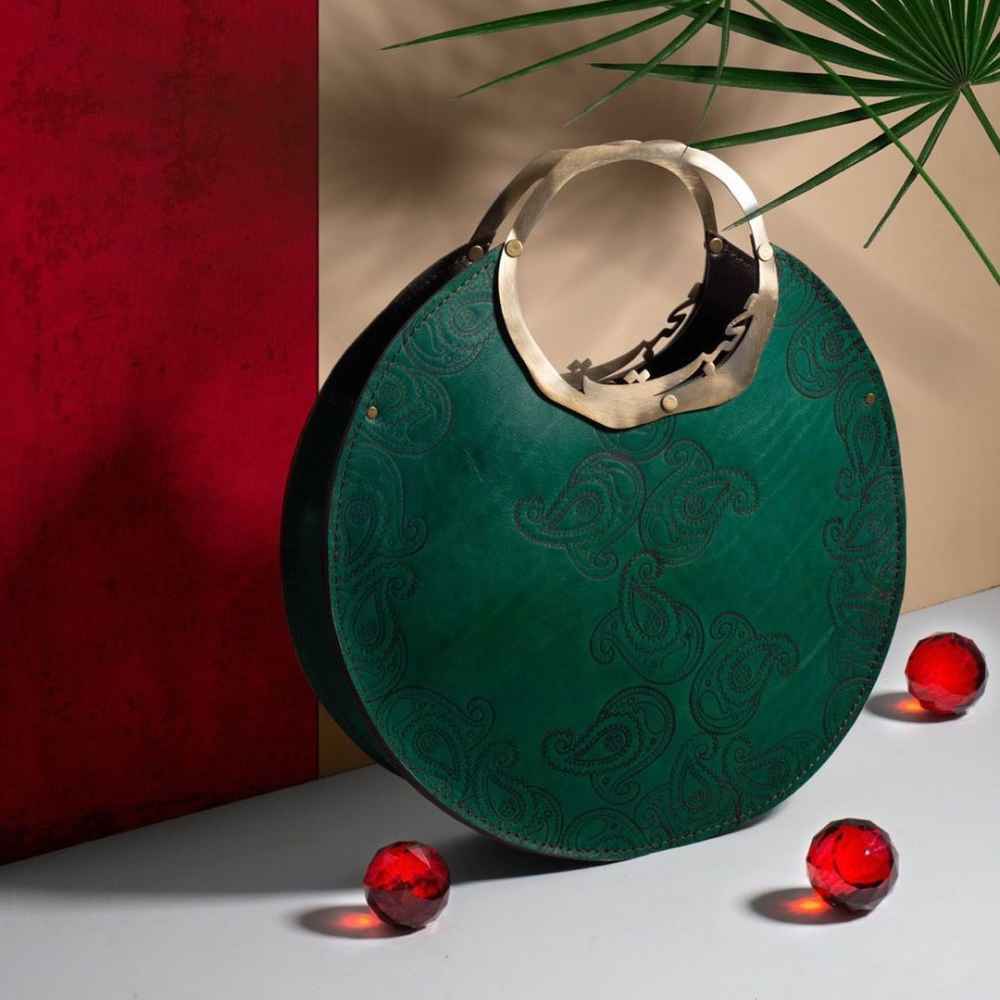 Sac Bandoulière en Cuir Luxueux Fait Main - Édition Mohabat
