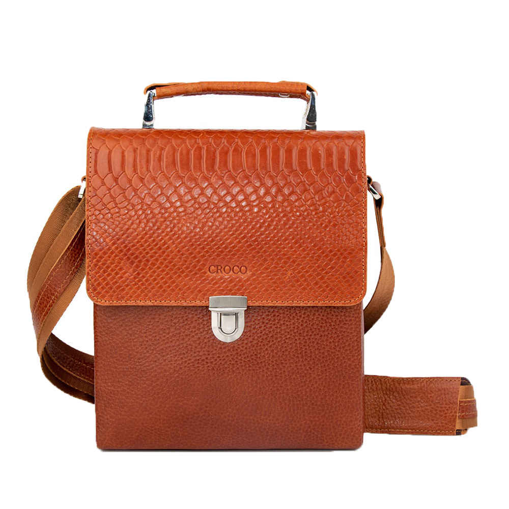 Sac Messenger en Cuir Luxueux - Modèle Nahal Fait Main