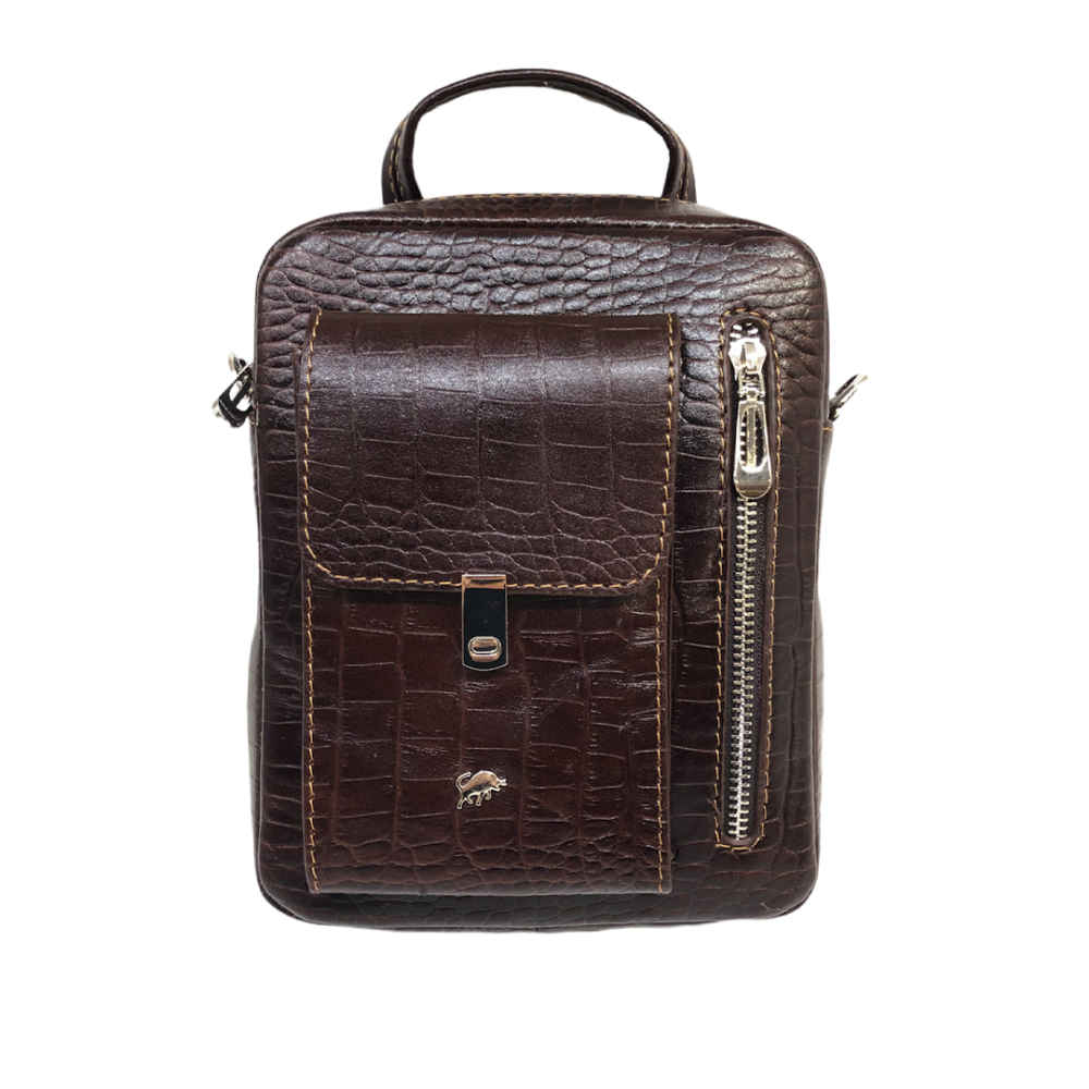 Sac Messenger en Cuir Luxueux - Modèle Raya Fait Main
