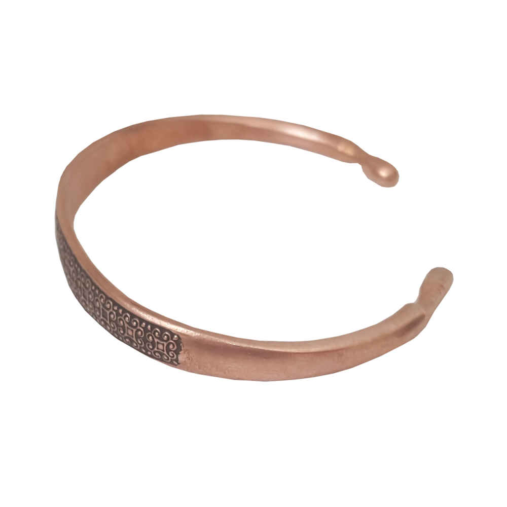 Bracelet en cuivre persan Affirmation – Fleur