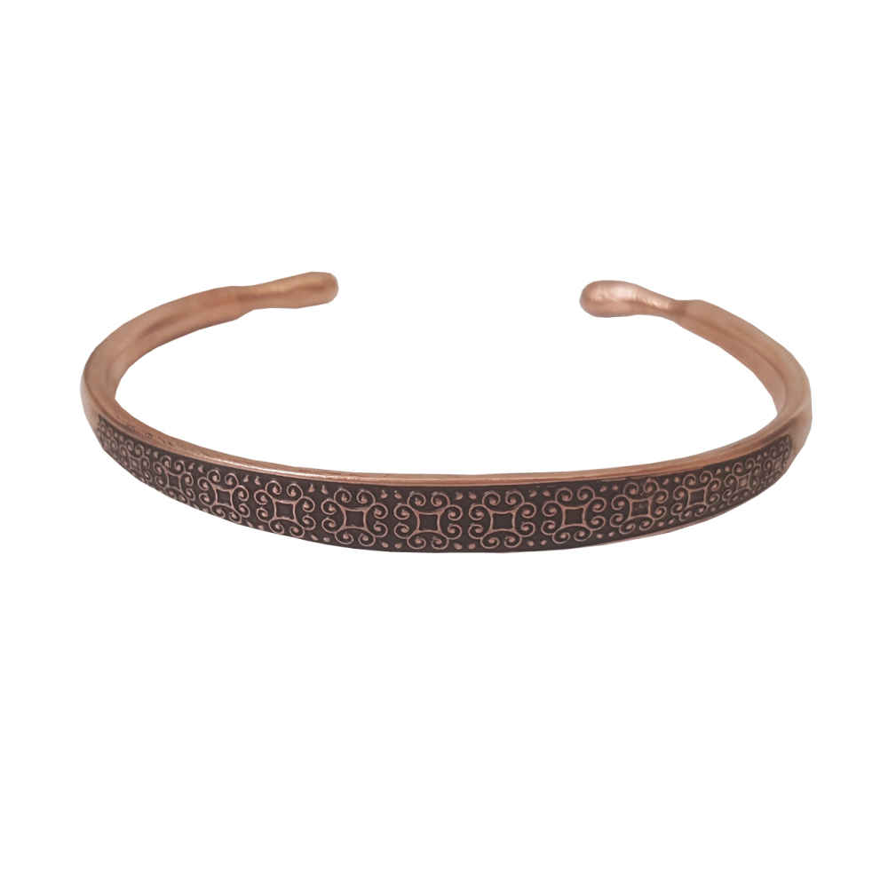 Bracelet en cuivre persan Affirmation - Fleur