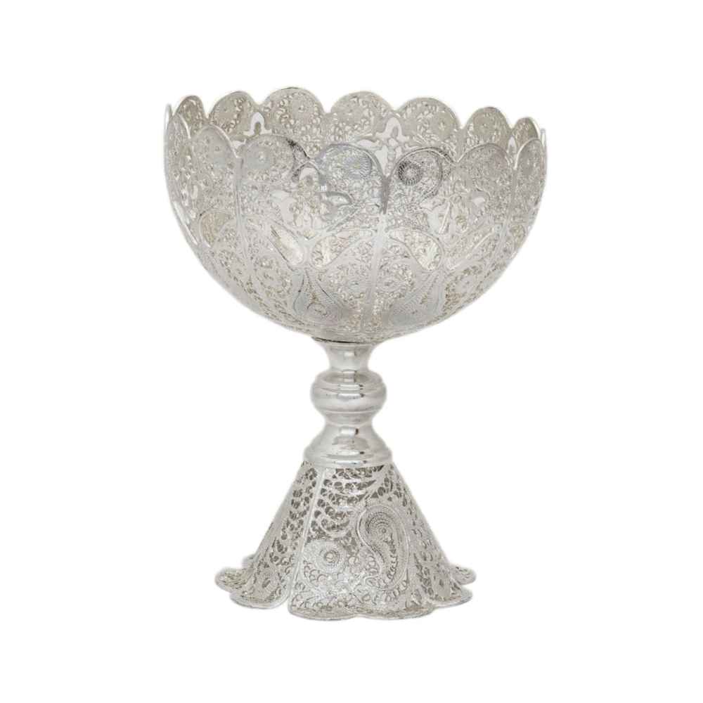 Bol Décoratif Persan en Filigrane – Design Banoo Artisanal