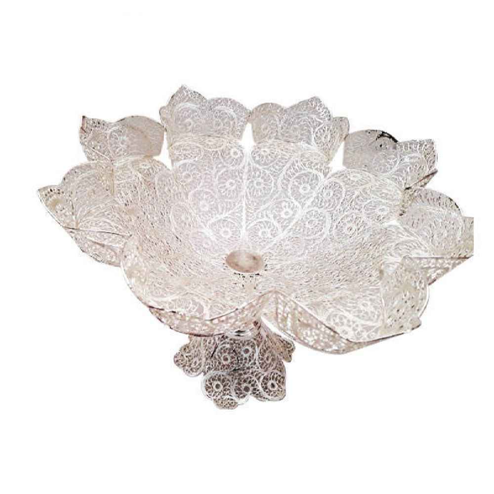 Bol Décoratif Persan en Filigrane – Artisanat Luxueux Taaj