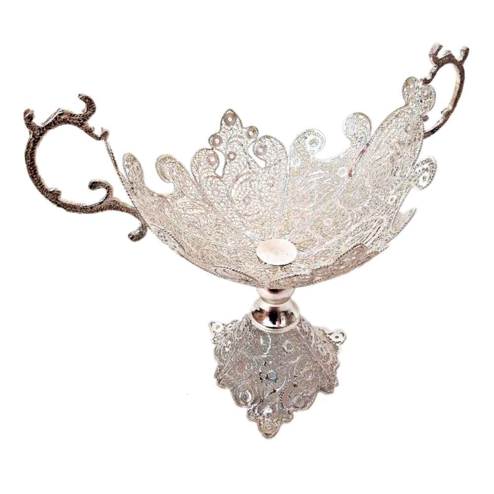 Bol Décoratif Persan en Filigrane – Design Tooran Artisanal