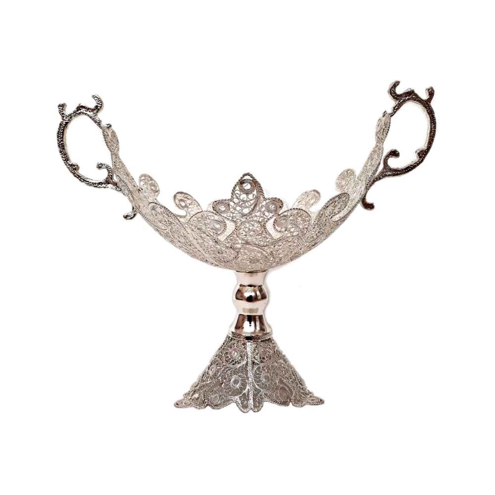 Bol Décoratif Persan en Filigrane – Design Tooran Artisanal