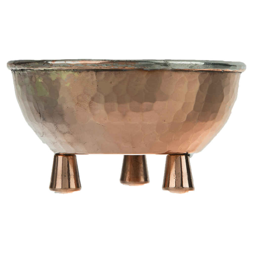 Bol de table en cuivre martelé traditionnellement - Arash
