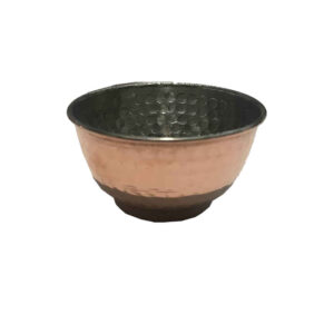 Bol de table en cuivre martelé traditionnellement – Arya
