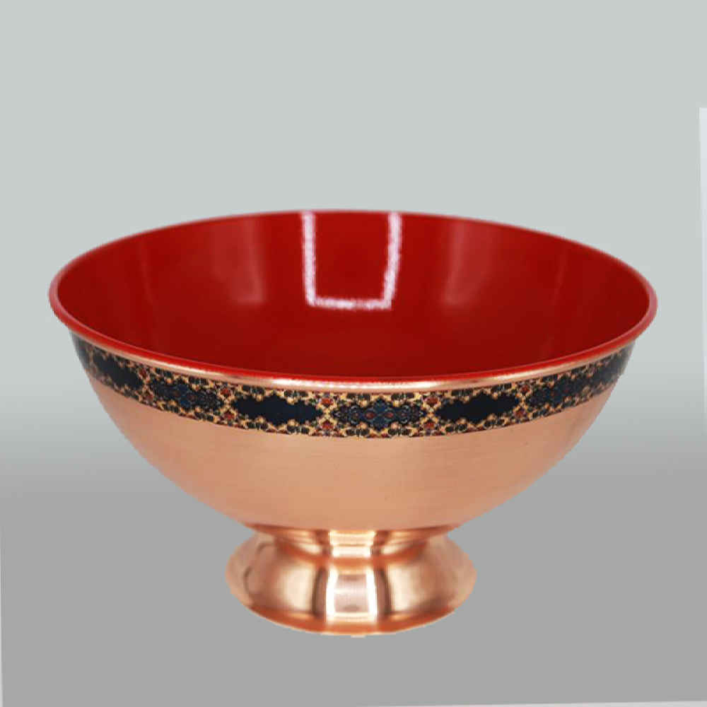 Bol de table en cuivre martelé traditionnellement - Sogoli