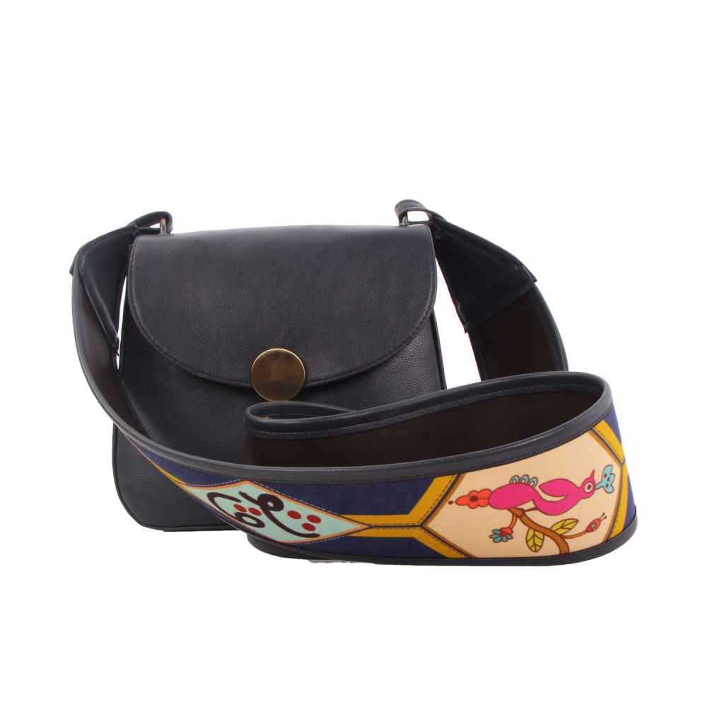 Sac Bandoulière Cuir Perse Artisanale – Aseman