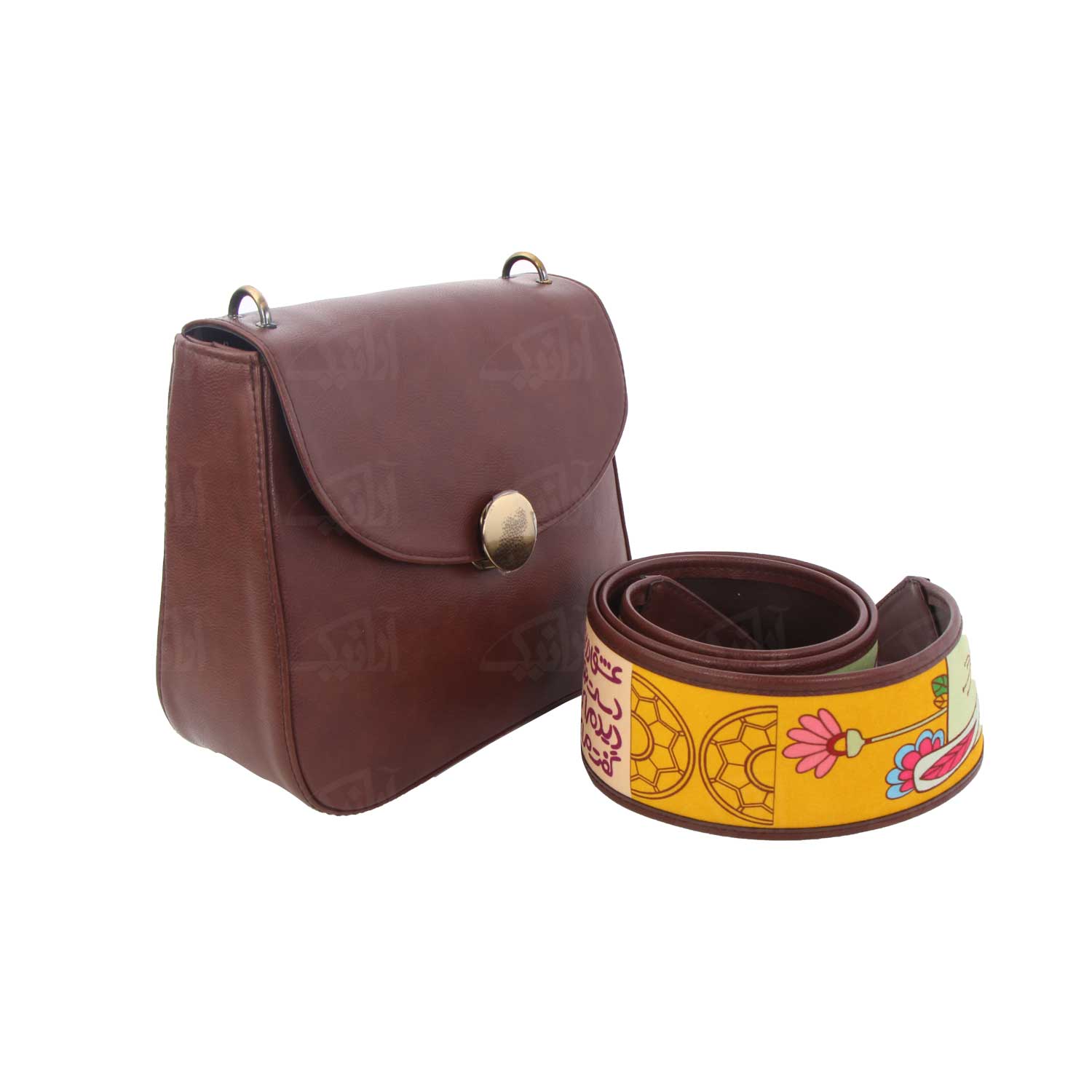 Sac Bandoulière Cuir Artisanale de Luxe – Design Bagh Perse