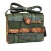 Sac Bandoulière en Cuir Luxueux Fait Main - Design Oiseaux