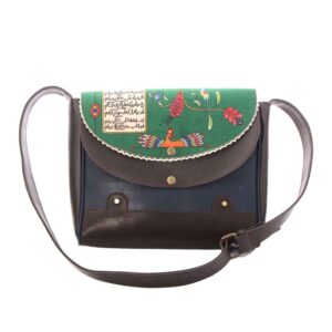 Sac Bandoulière Cuir Artisanale – Zolf Perse