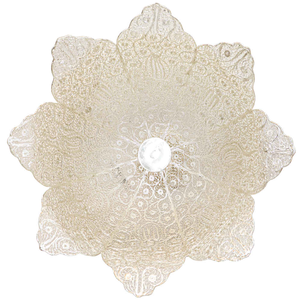 Coupe à Fruits Persane en Filigrane – Shokoh Malileh-Kari Argent