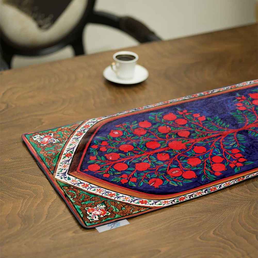 Couverture en velours Élegance Persane Rouge Behesht