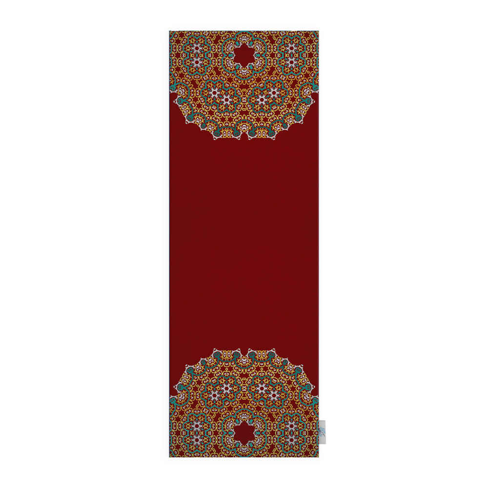 Couverture en velours Élegance Persane Rouge Shams II