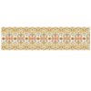 Chemin de table en velours "Persian Elegance" Jaune Zarin