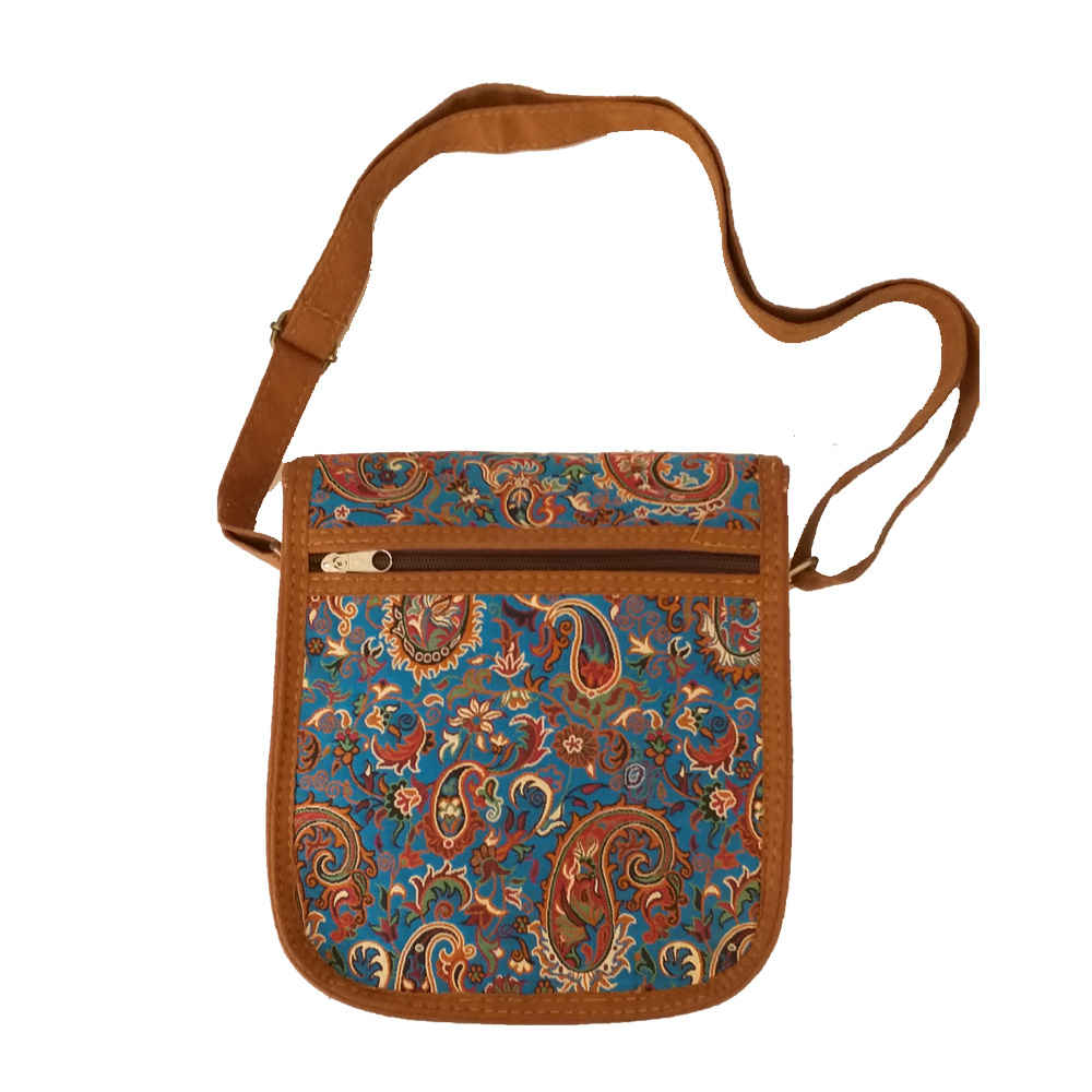 Sac Bandoulière Termeh avec Design Inspiré de la Culture Persane Bohème – Taranom